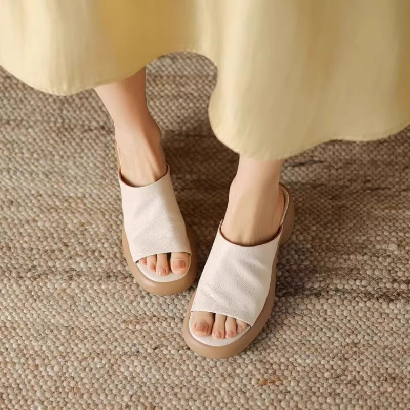 Evie™ | Comfortabele Slippers met Hak en Zachte Comfortzool