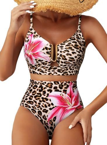 Fenna | Moderne Geruite Bikini Set
