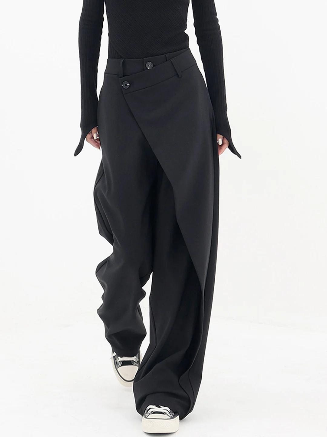Mia™ | Modieuze asymmetrische broek