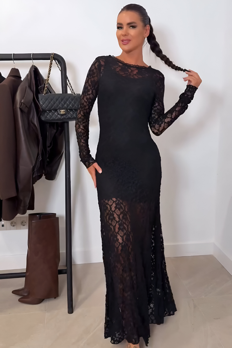 Rona | Elegante Kant Maxijurk