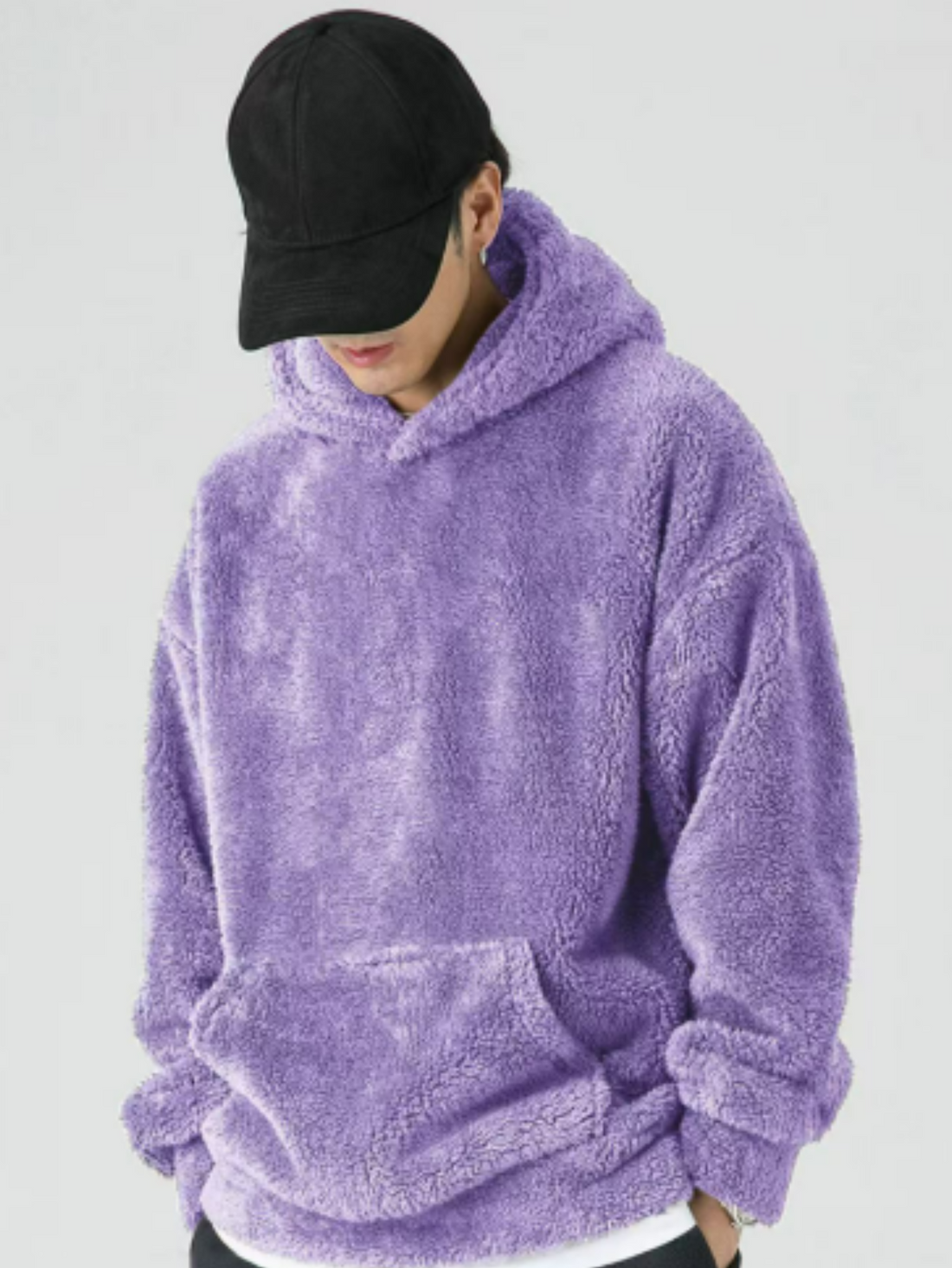 Sem | Warme geblokte hoodie met relaxte pasvorm