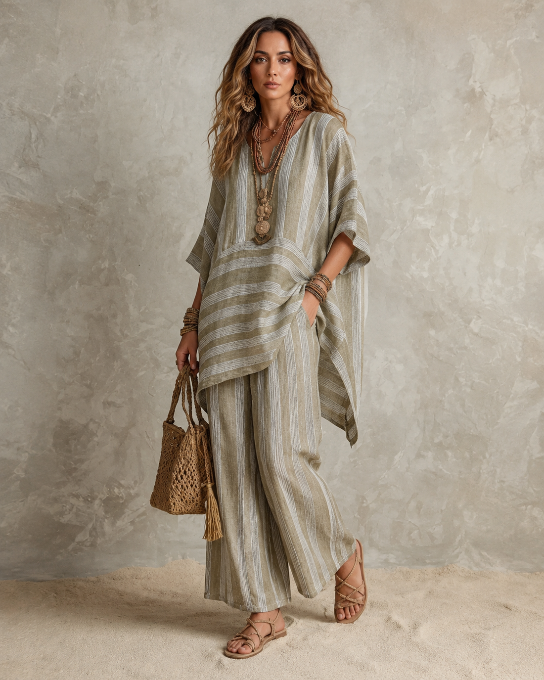 Anna™ | Bohemian Linnen 2-Delige Set