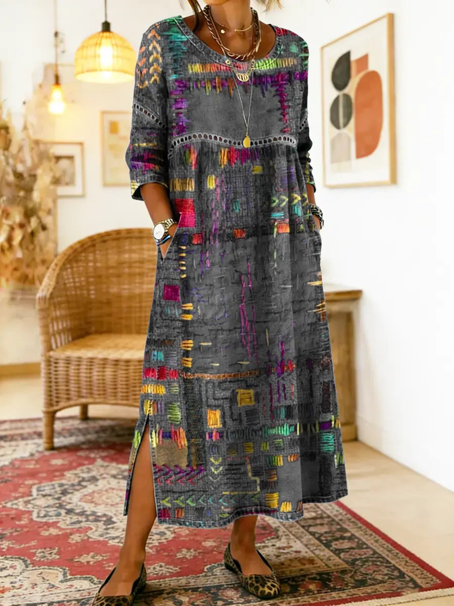 Nessa | Stijlvolle Print Jurk