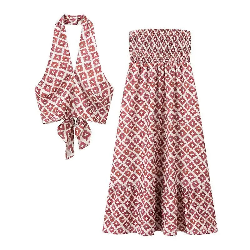 Noa | Stijlvolle Patroon Zomer Set
