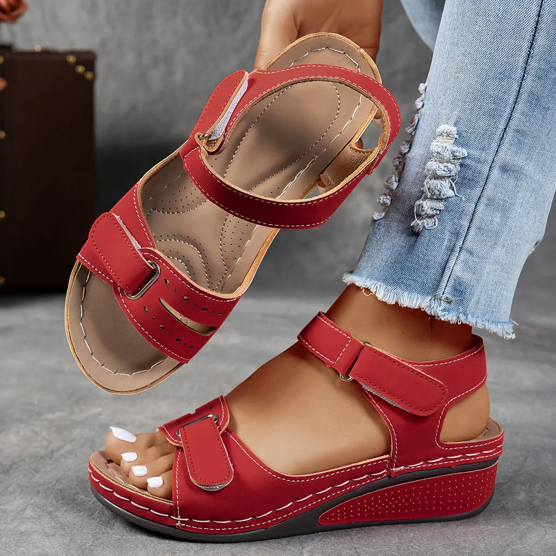 Reni™ | Casual Comfortabele Sandalen met Ondersteunend Voetbed