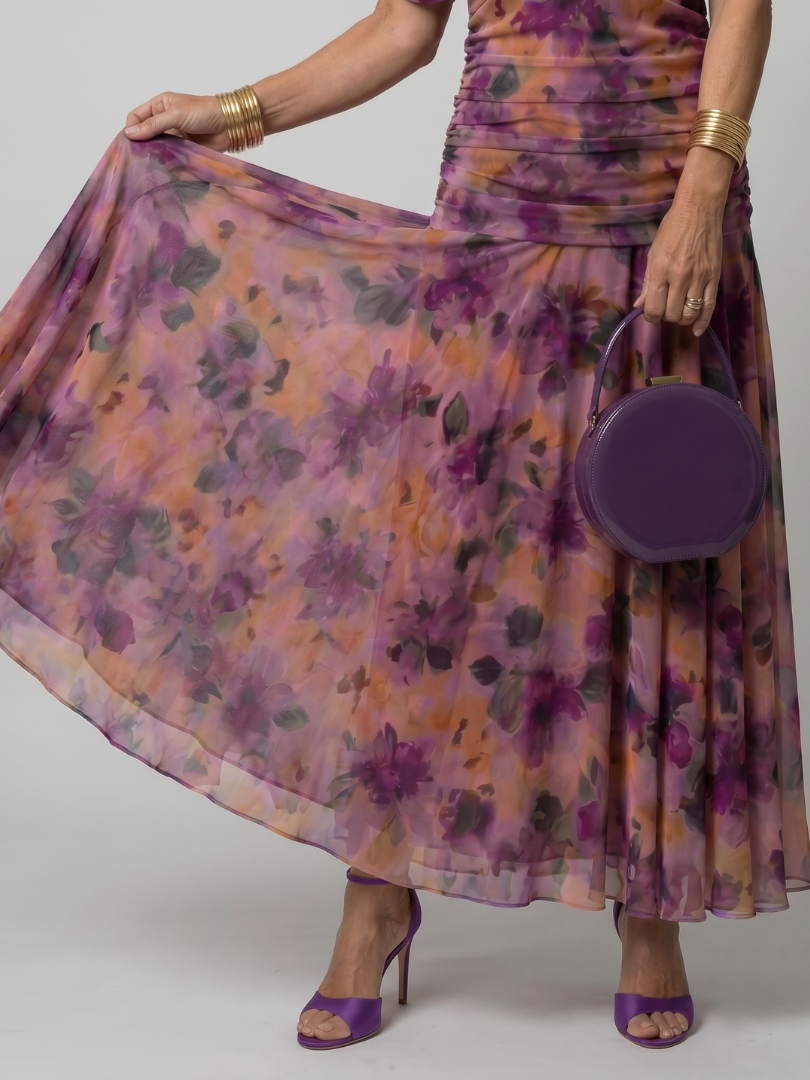 Evelina | Elegante Buikcamouflerende Maxi Jurk