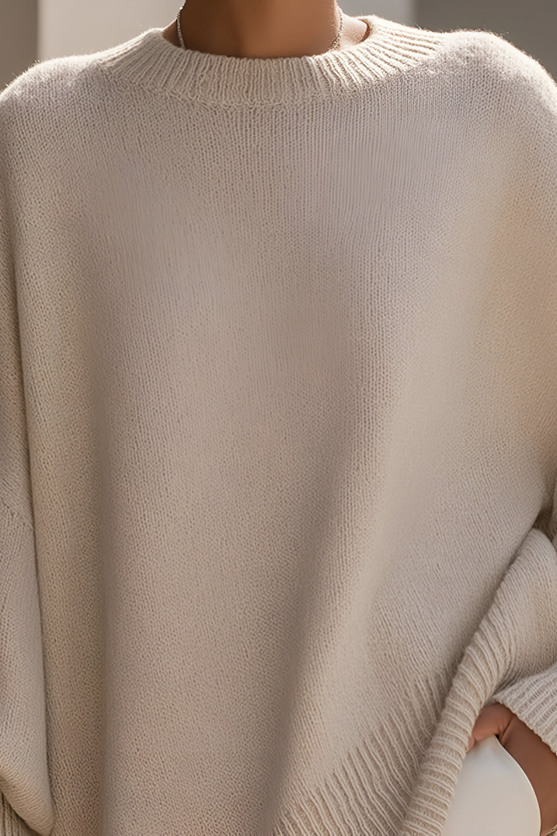 Nari | Elegante Oversized Gebreide Trui