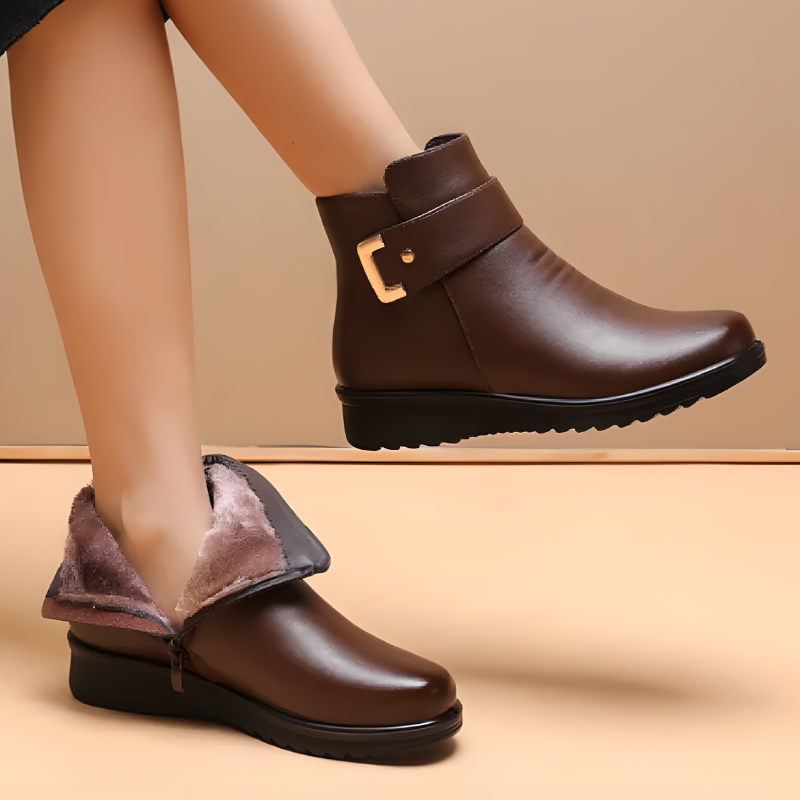Lira™ | Comfortabele Enkellaarzen met Ondersteunend Voetbed