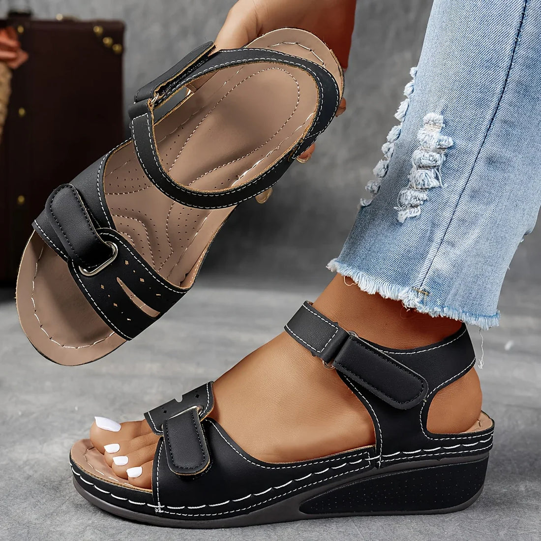 Reni™ | Casual Comfortabele Sandalen met Ondersteunend Voetbed