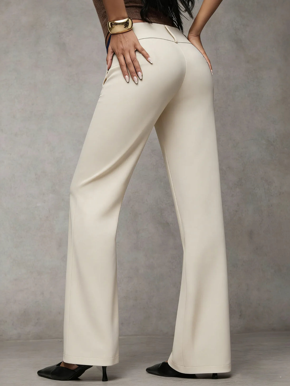 Sanne™ | Elegante Wijde Pijp Broek