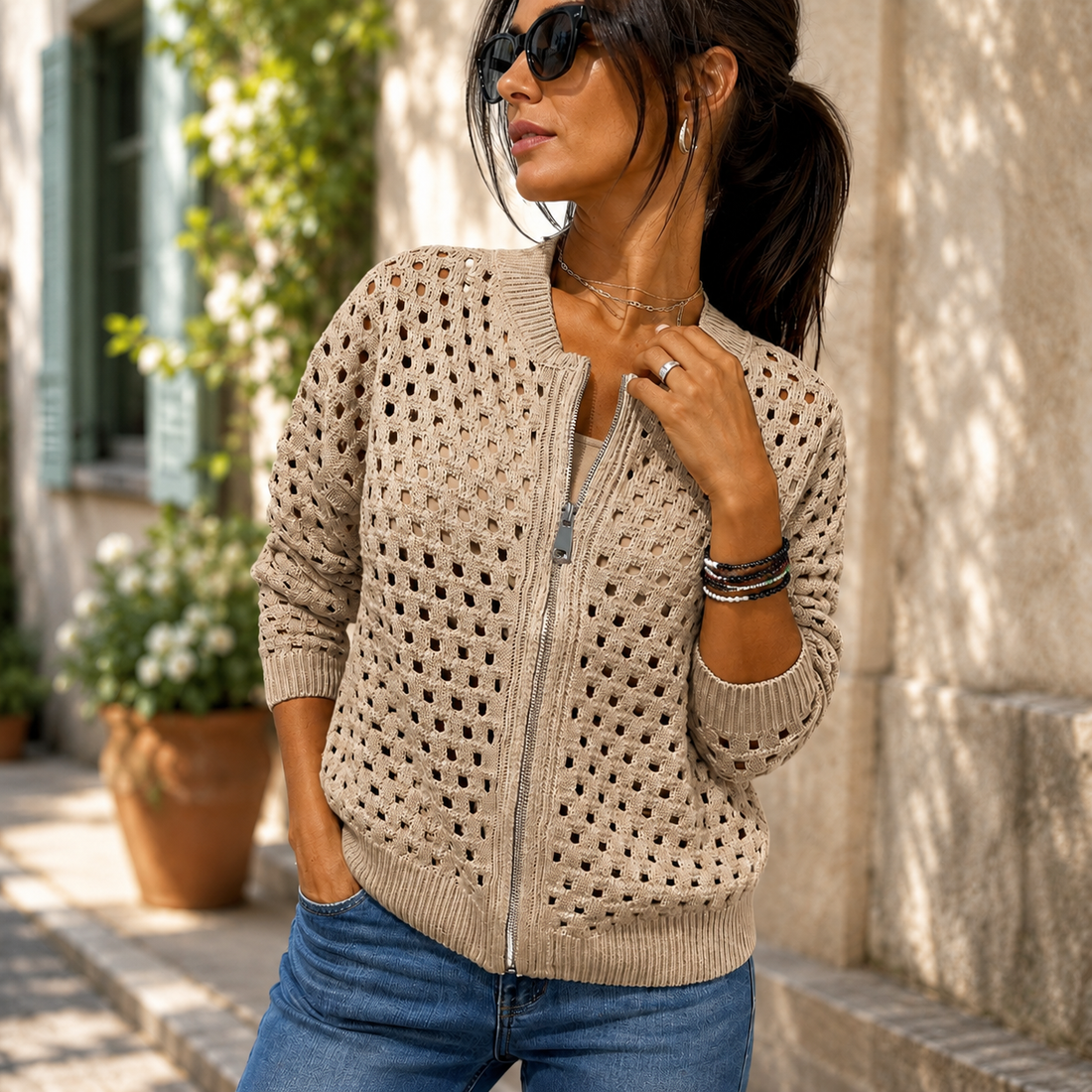 Elva™ | Premium Gebreid Vest