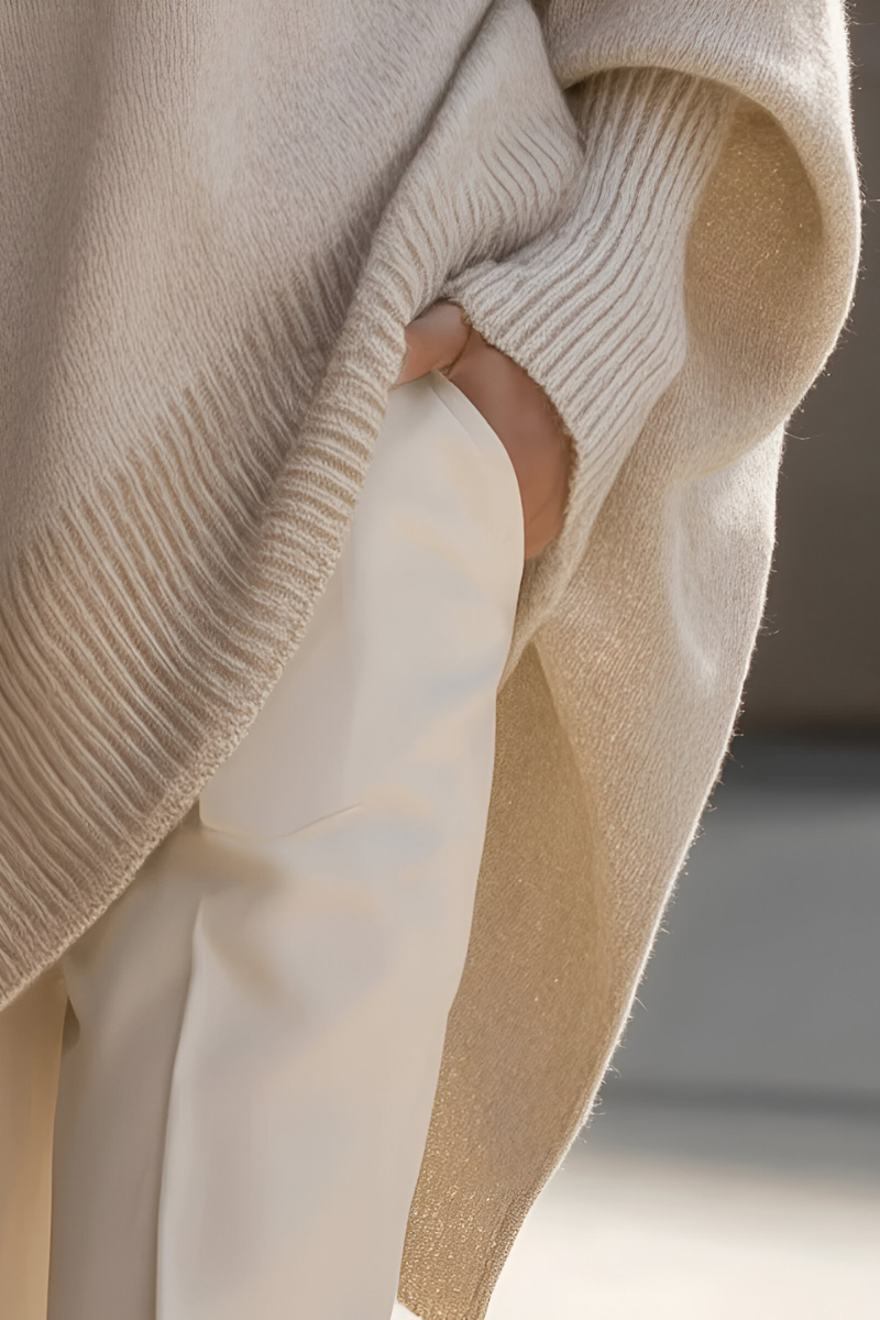 Nari | Elegante Oversized Gebreide Trui
