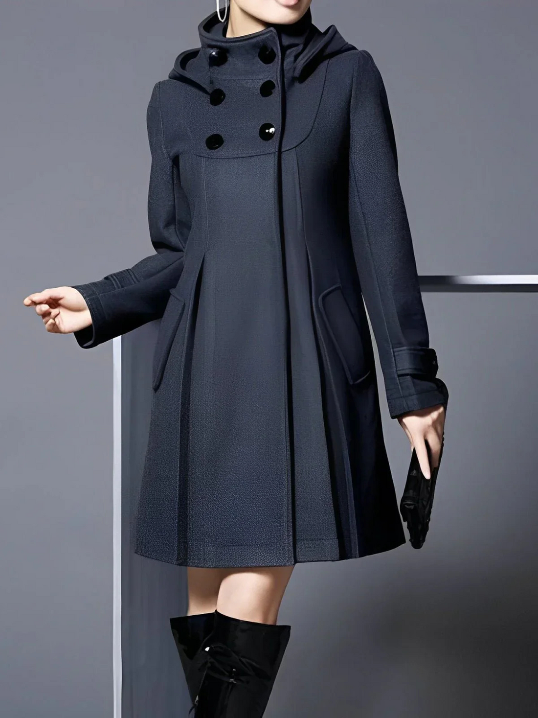 Solveig™ | Elegante damesjas met capuchon