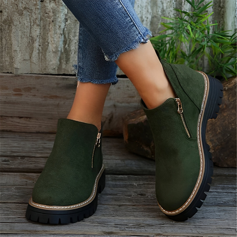 Leni™ | Moderne laarsjes met grove zool
