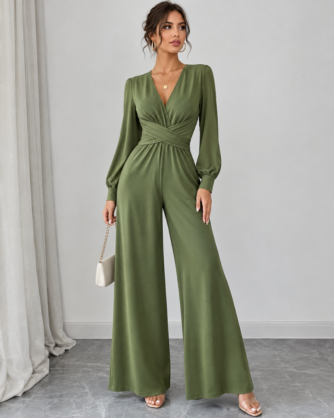 Kira™ | Elegante Jumpsuit met Kantdetails