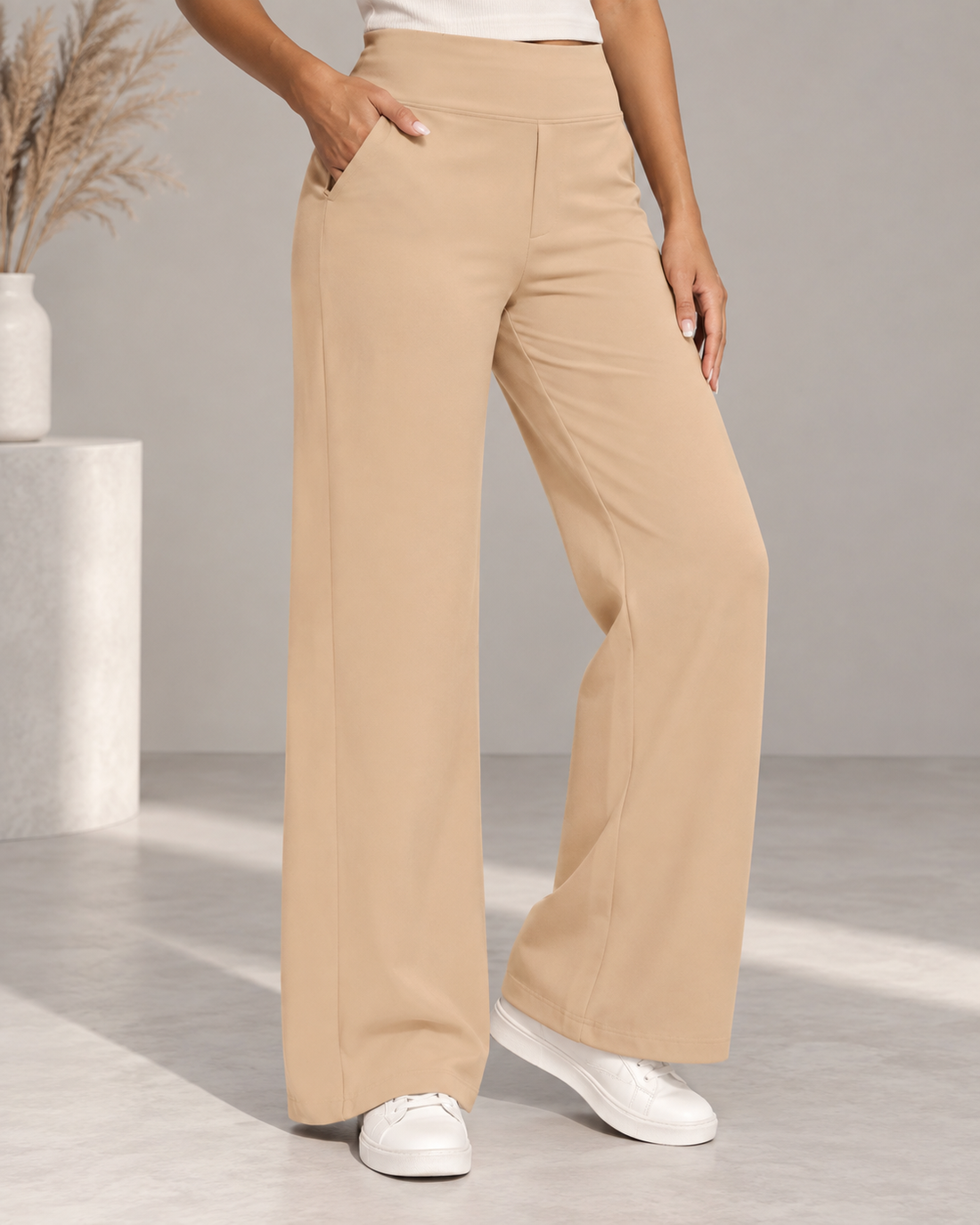 Lize™ | Comfortabele Stretchbroek Met Wijde Pijpen