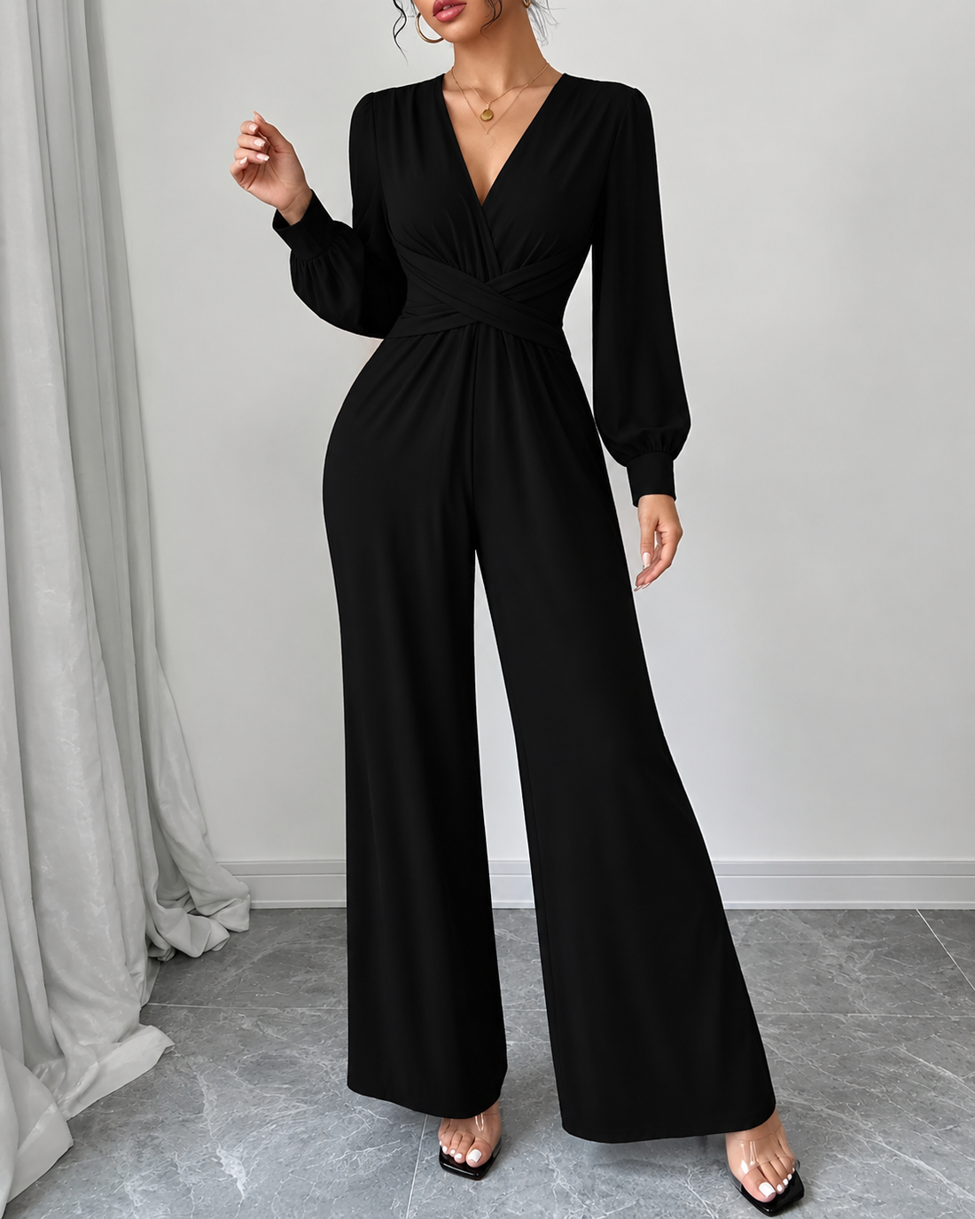 Kira™ | Elegante Jumpsuit met Kantdetails