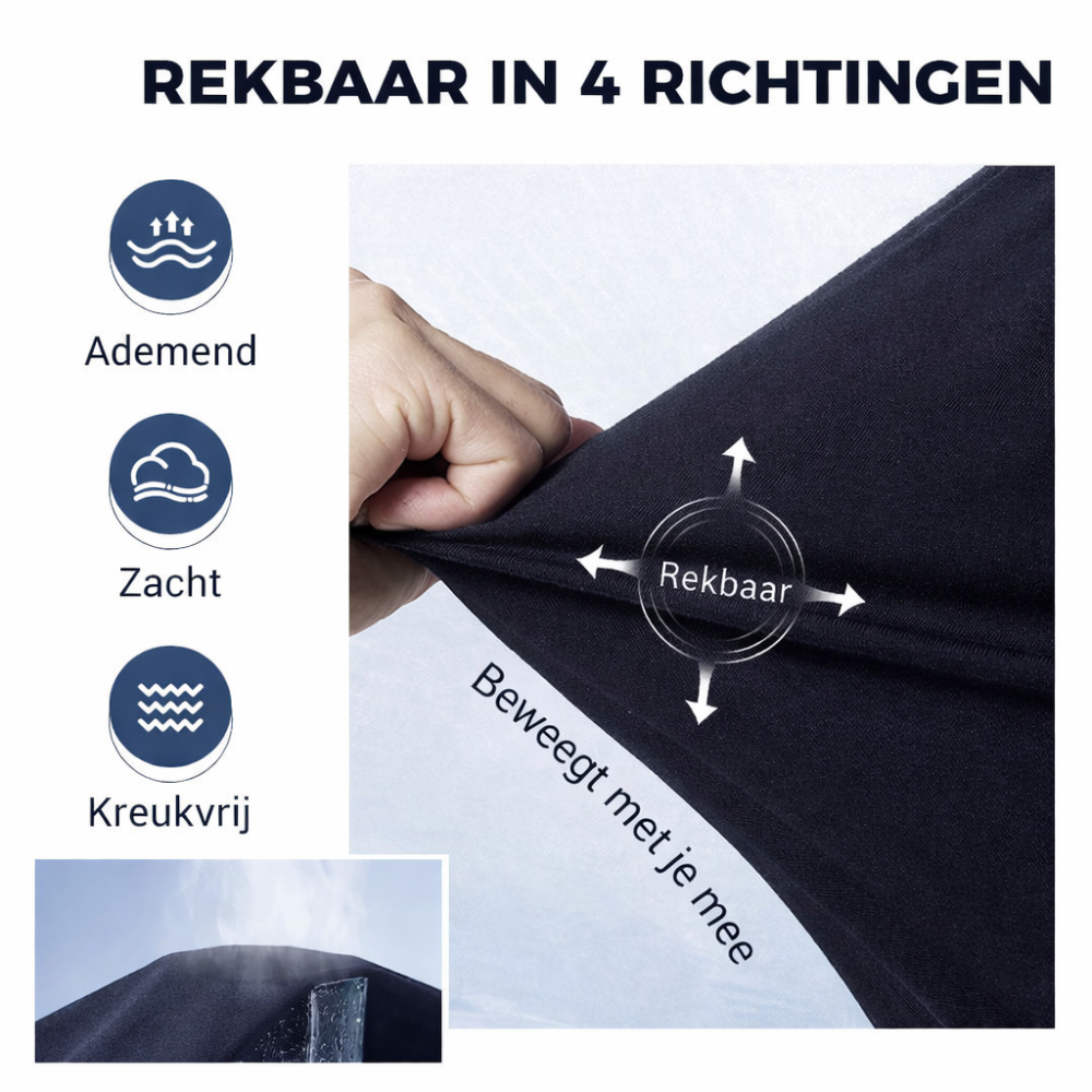 Milo | Stijlvolle aansluitende casual broek