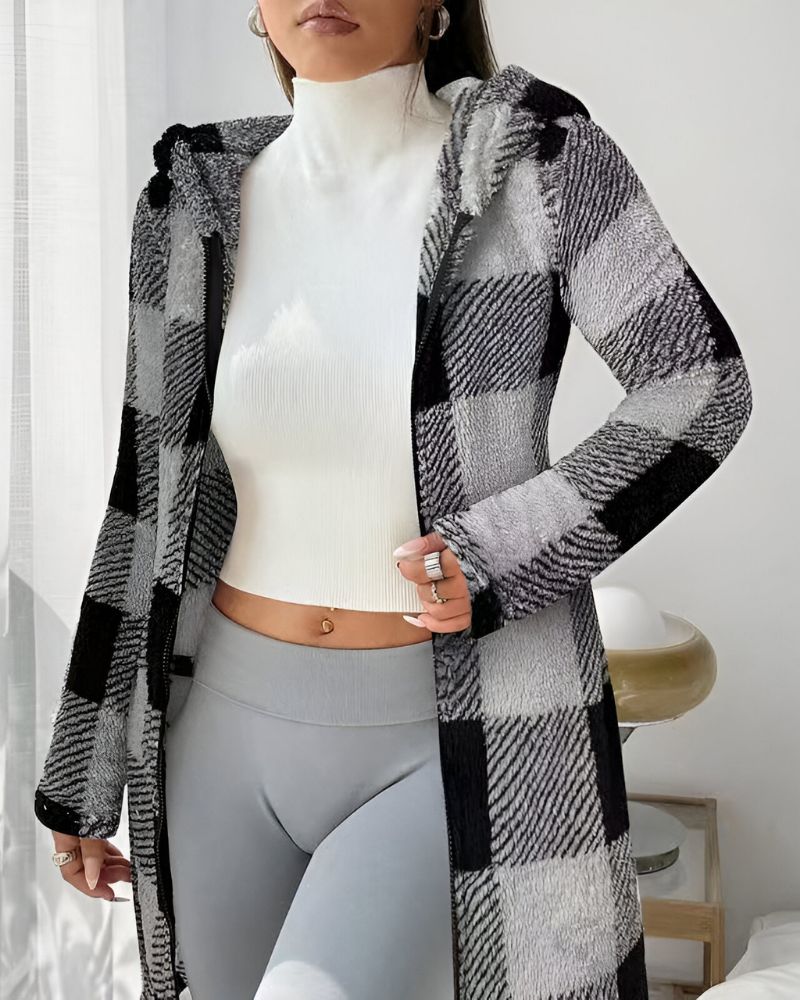 Zari | Moderne Warme Jas met Capuchon