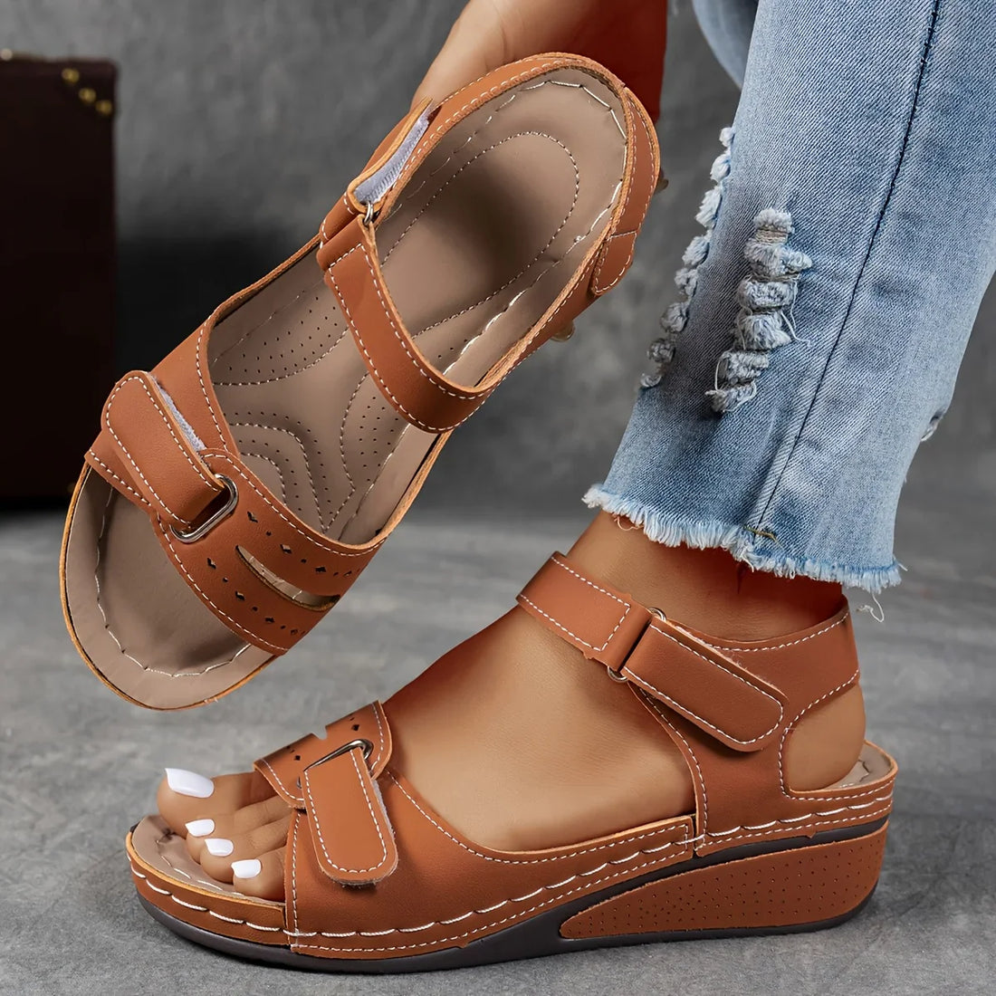 Reni™ | Casual Comfortabele Sandalen met Ondersteunend Voetbed