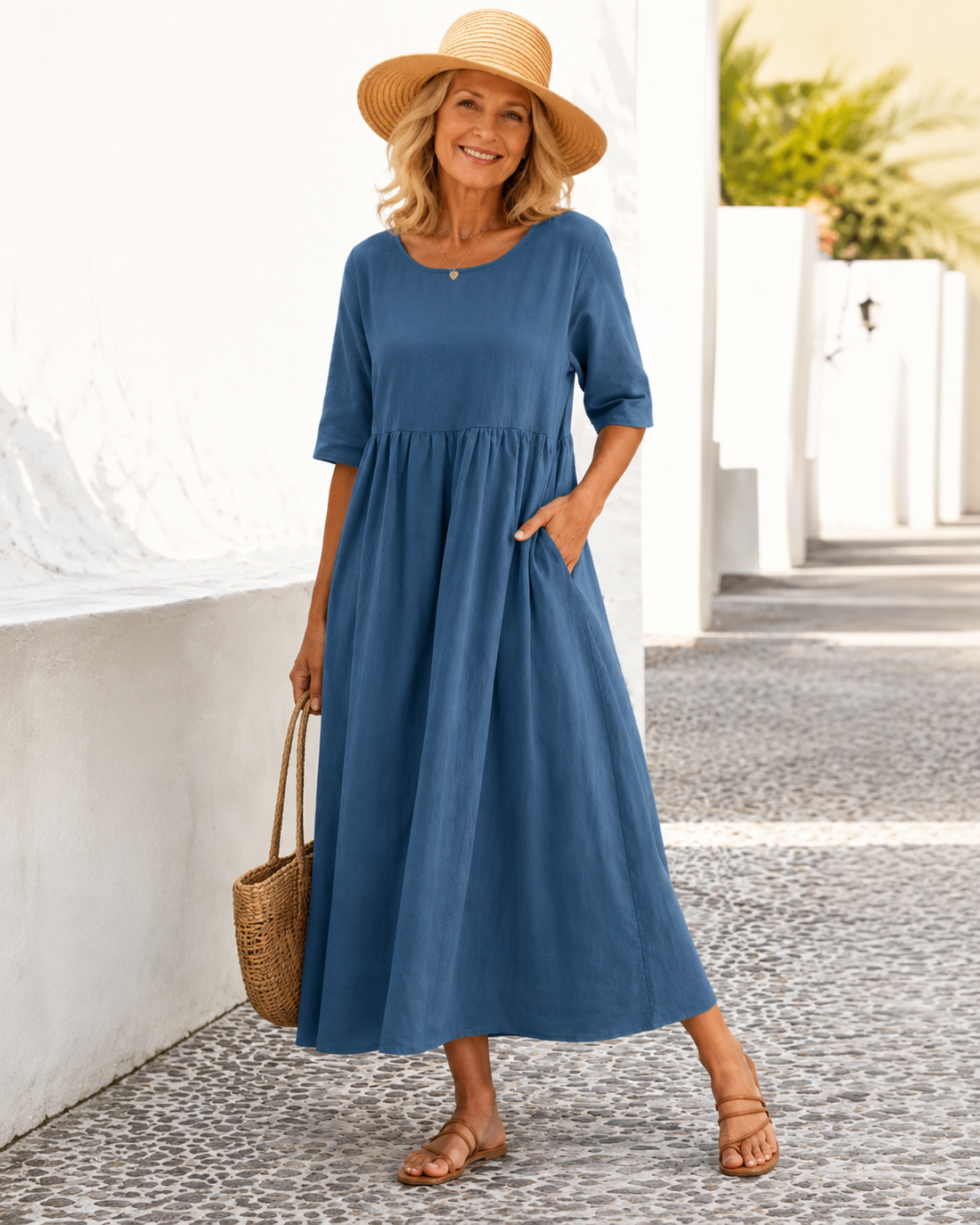 Lina™ | Buikcamouflerende Comfort Jurk