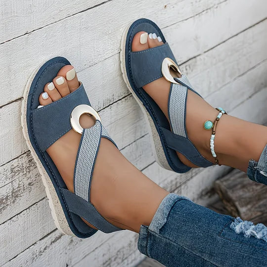 Luna™ | Elegante Comfortabele Sandalen met Ondersteunend Voetbed