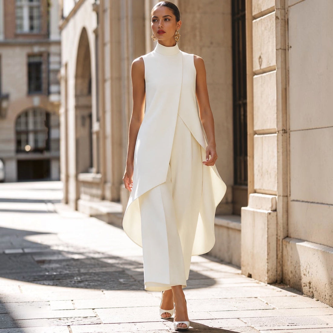 Yvonne | Elegante Mouwloze 2-Delige Set