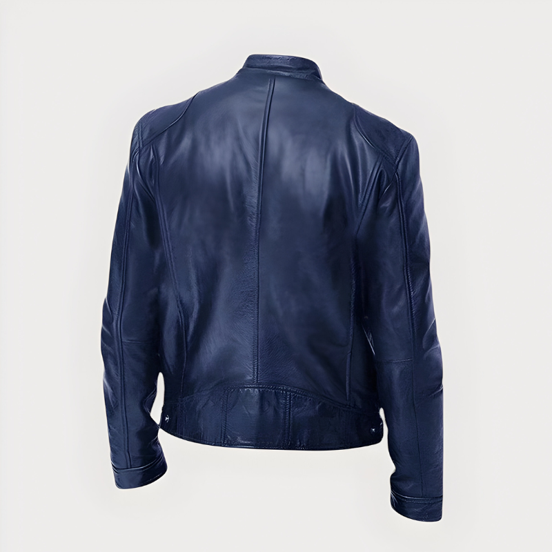 Joren™ | Klassieke bikerjas met rits