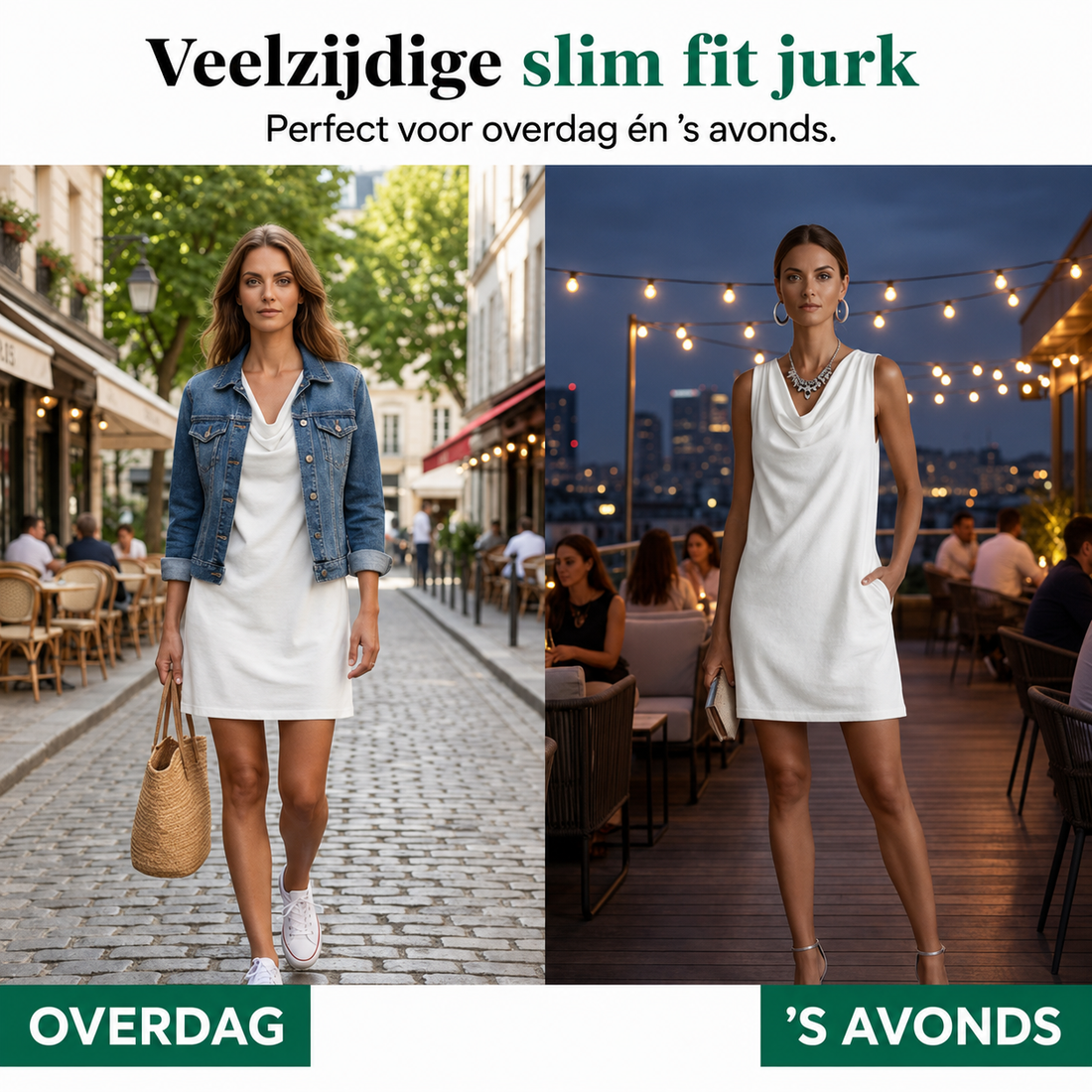 Maribelle™ | Soepelvallende Mouwloze Jurk