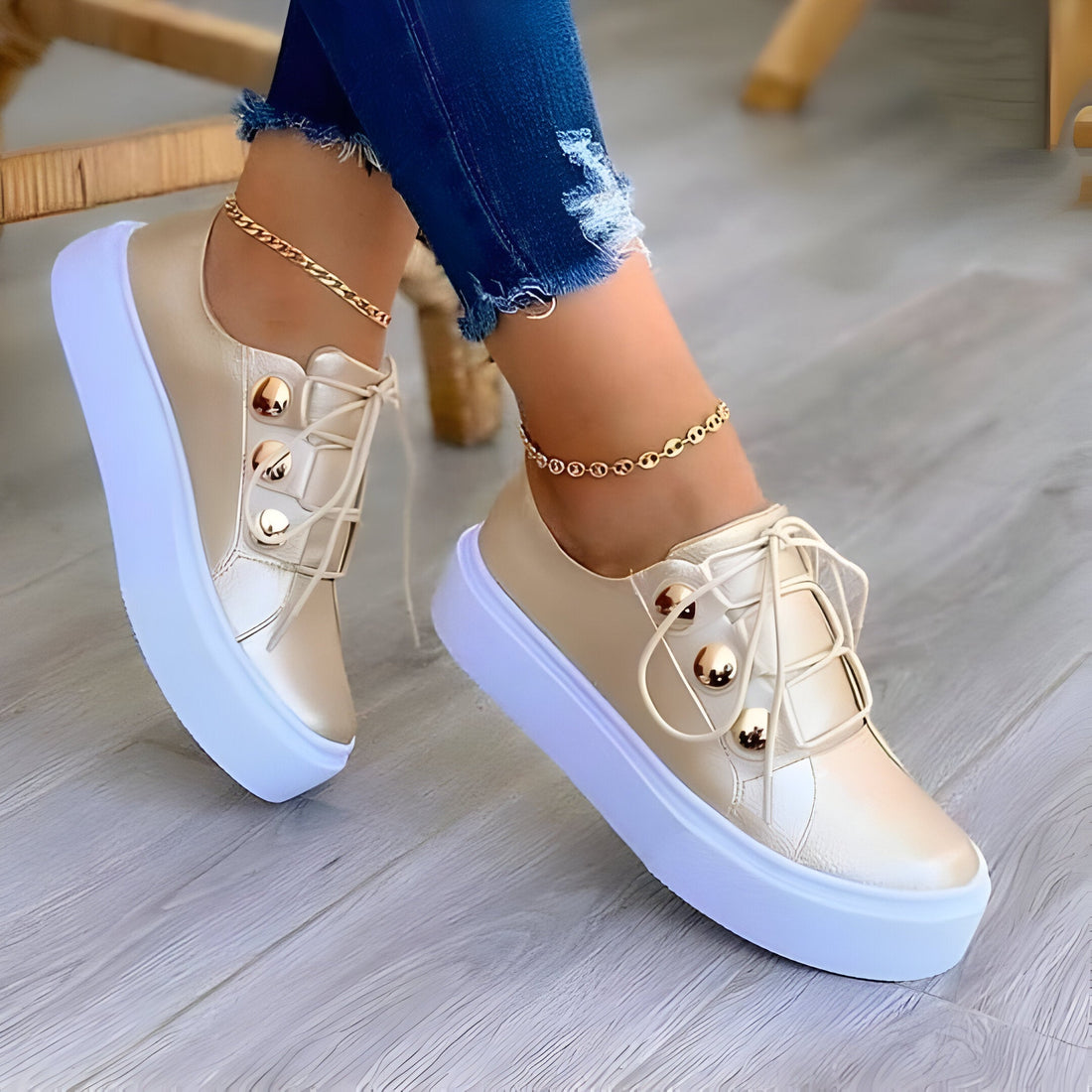 Livia™ | Comfortabele Sneakers met Ondersteunend Voetbed