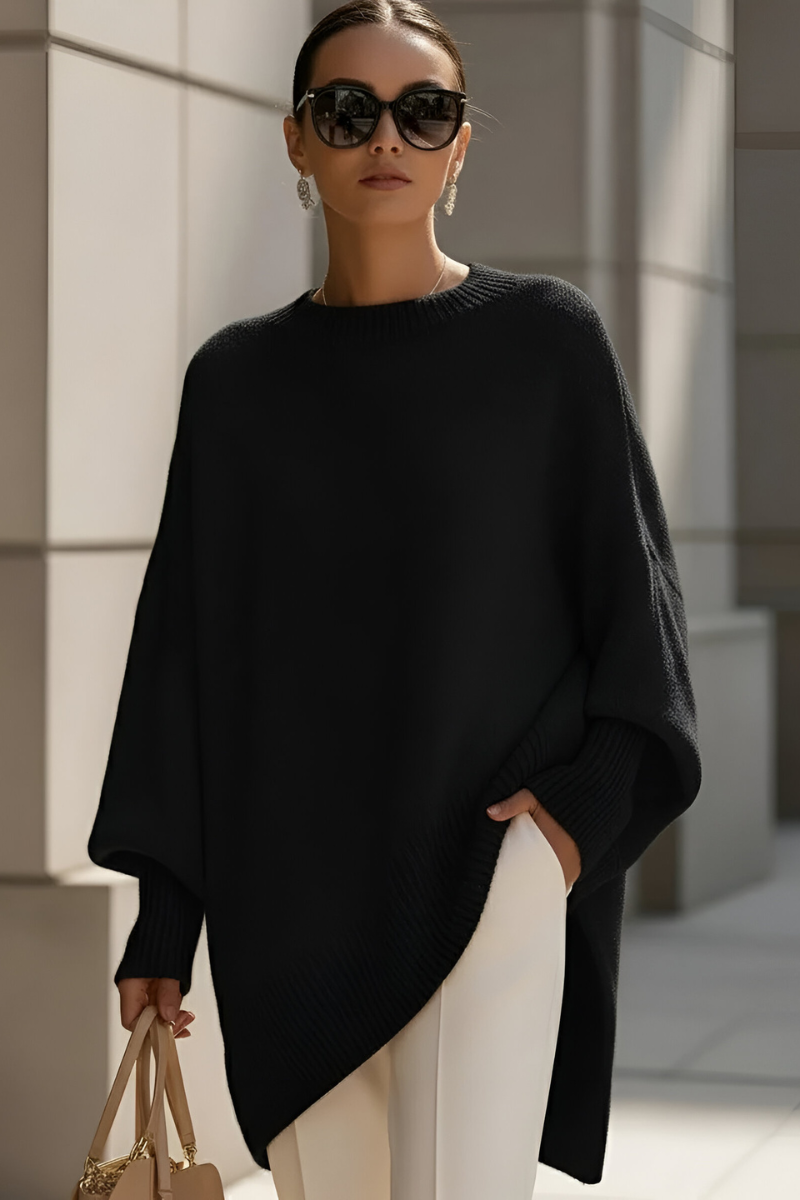 Nari | Elegante Oversized Gebreide Trui