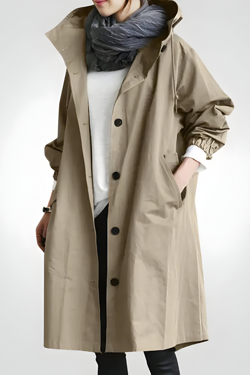 Léa™ | Elegante Herfst Wind- en Regenjas