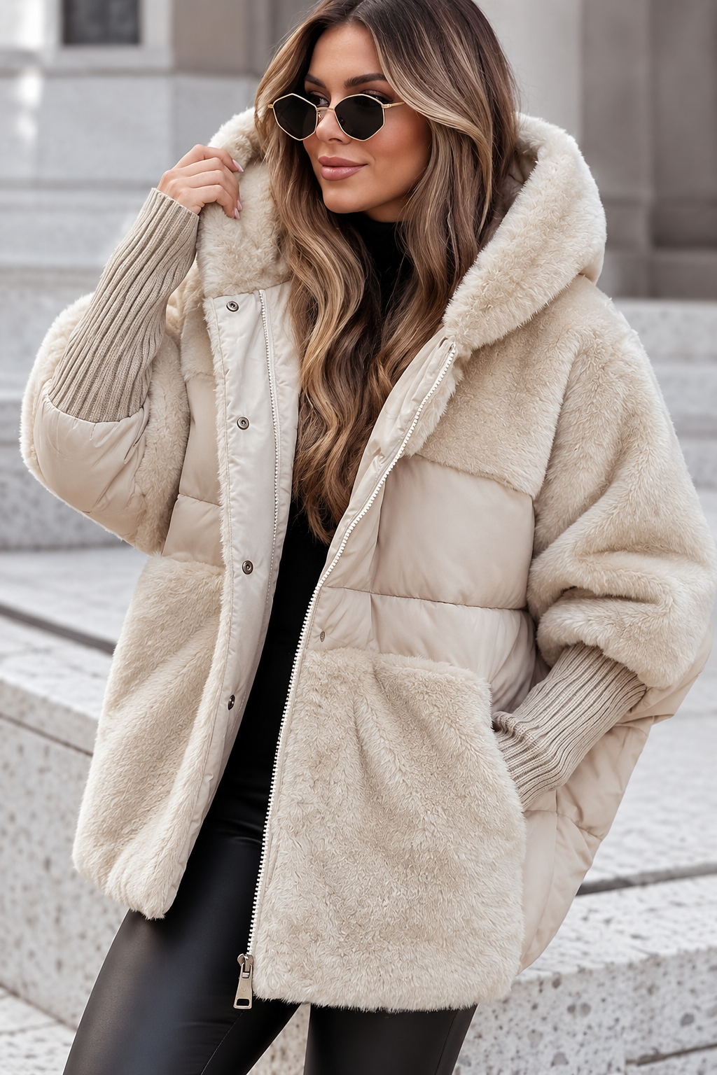 Isabelle | Warme Jas met Capuchon