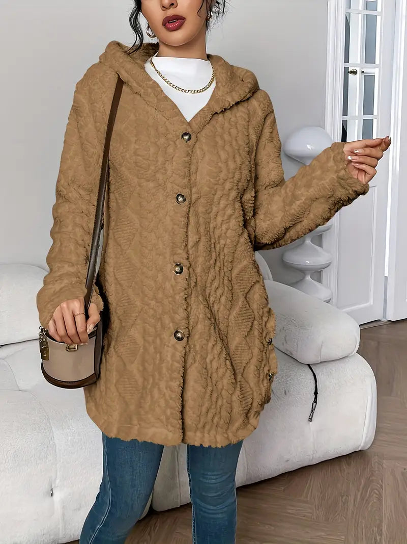 Lisa™ | Warme Teddyjas met Capuchon