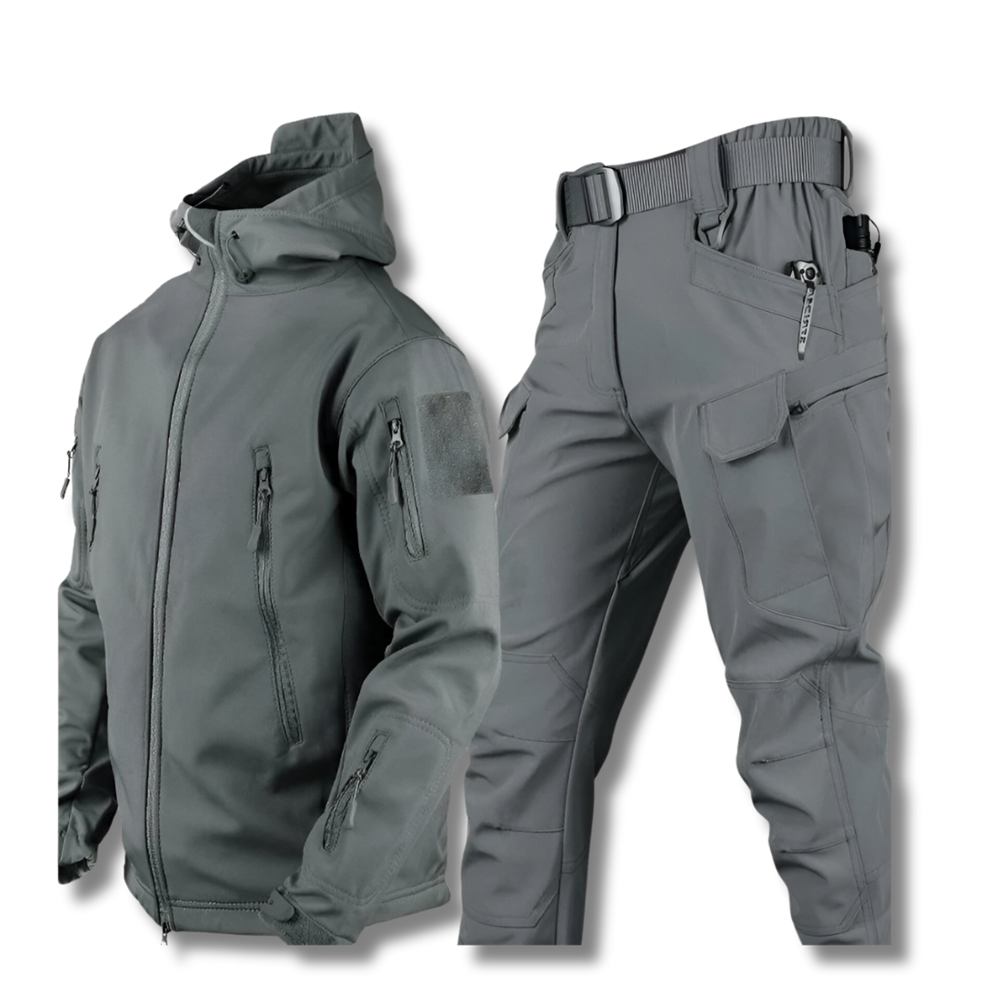 Uno™ | Extra Warme Tweedelige Set met Jas en Broek