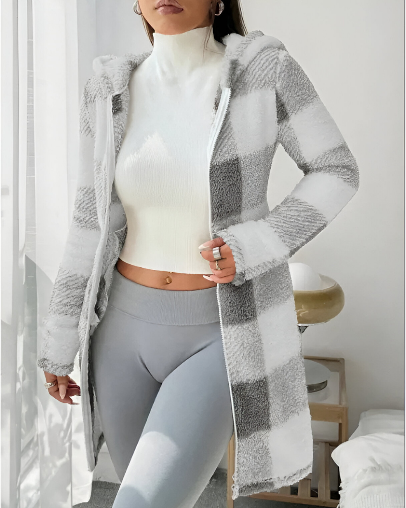 Zari | Moderne Warme Jas met Capuchon