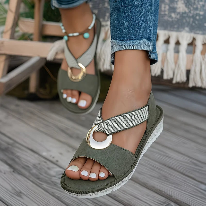 Luna™ | Elegante Comfortabele Sandalen met Ondersteunend Voetbed