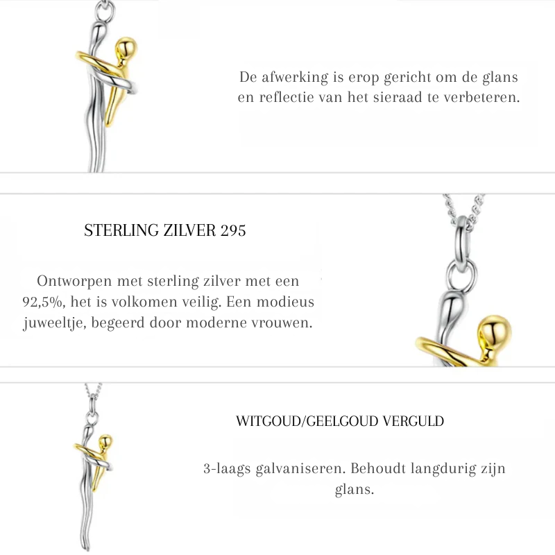 Lior | Symbolische liefdes omhelzing ketting