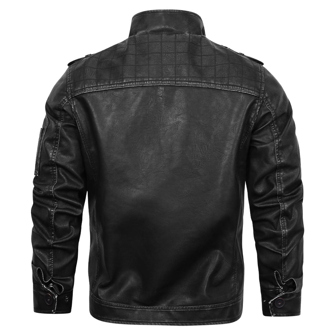 Avelino™ | Engine Leren Jas