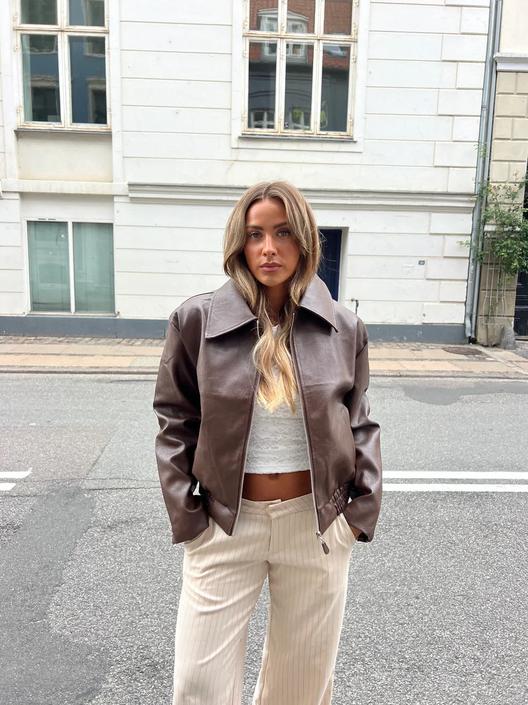 Mila™ | Leren Jas
