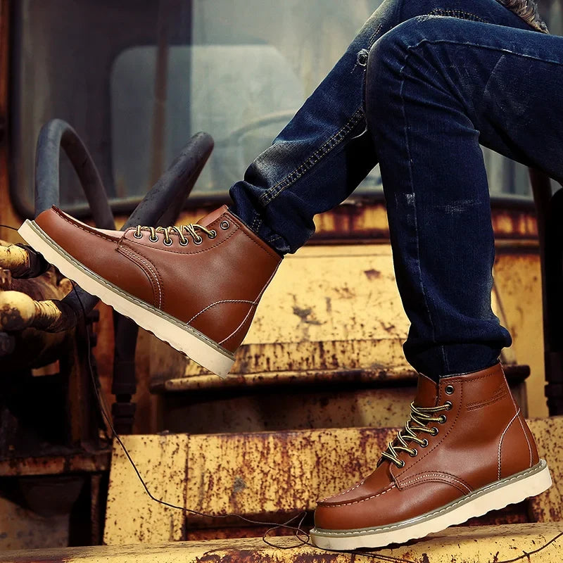 Muller – Retro Echt Leren Boots