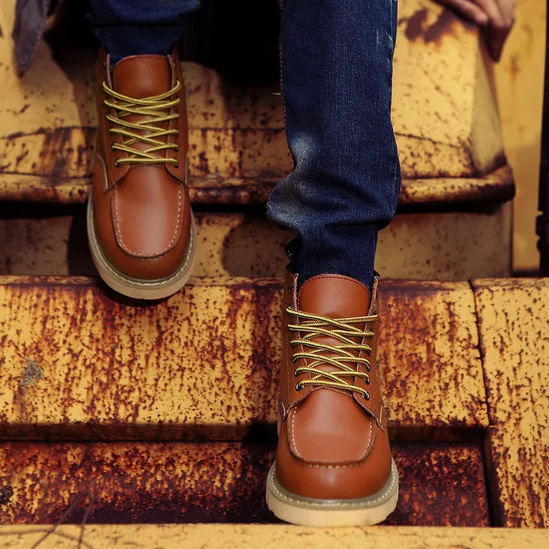 Muller – Retro Echt Leren Boots