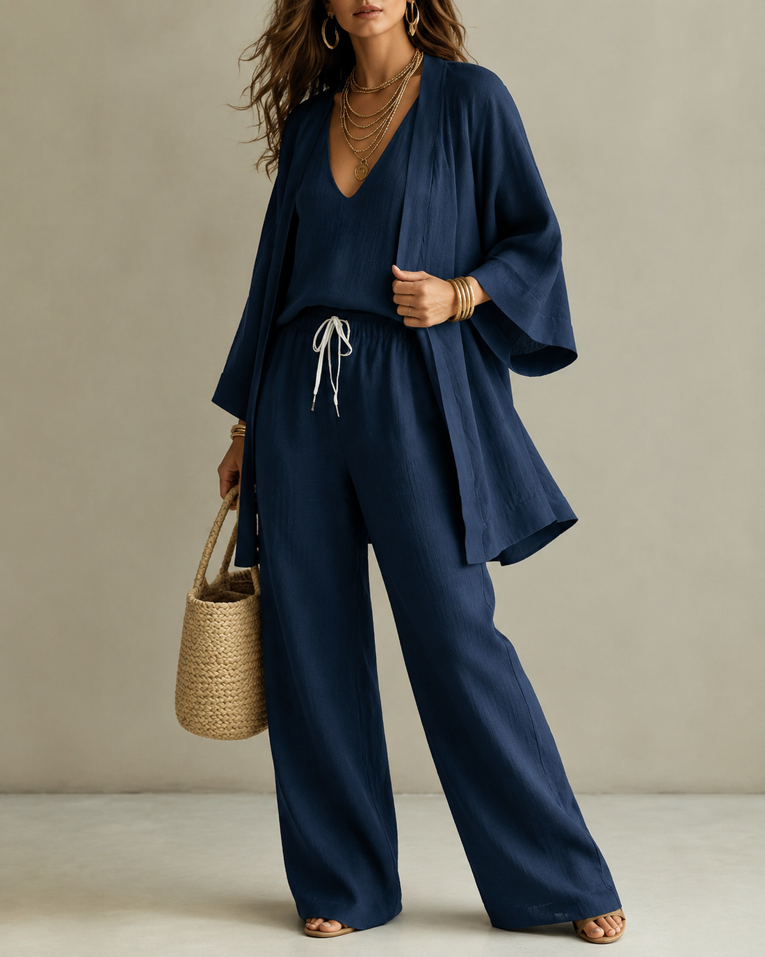 Amber™ | Relaxte 3-Delige Set Met Niet Doorschijnende Broek