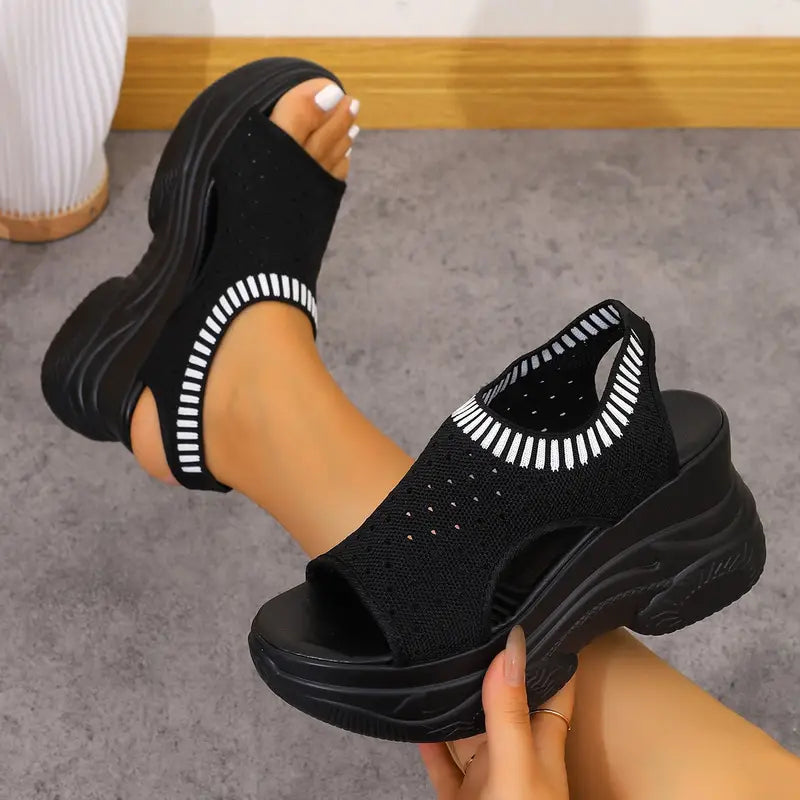 Pia™ | Comfortabele Platform Sandalen met Ondersteunend Voetbed