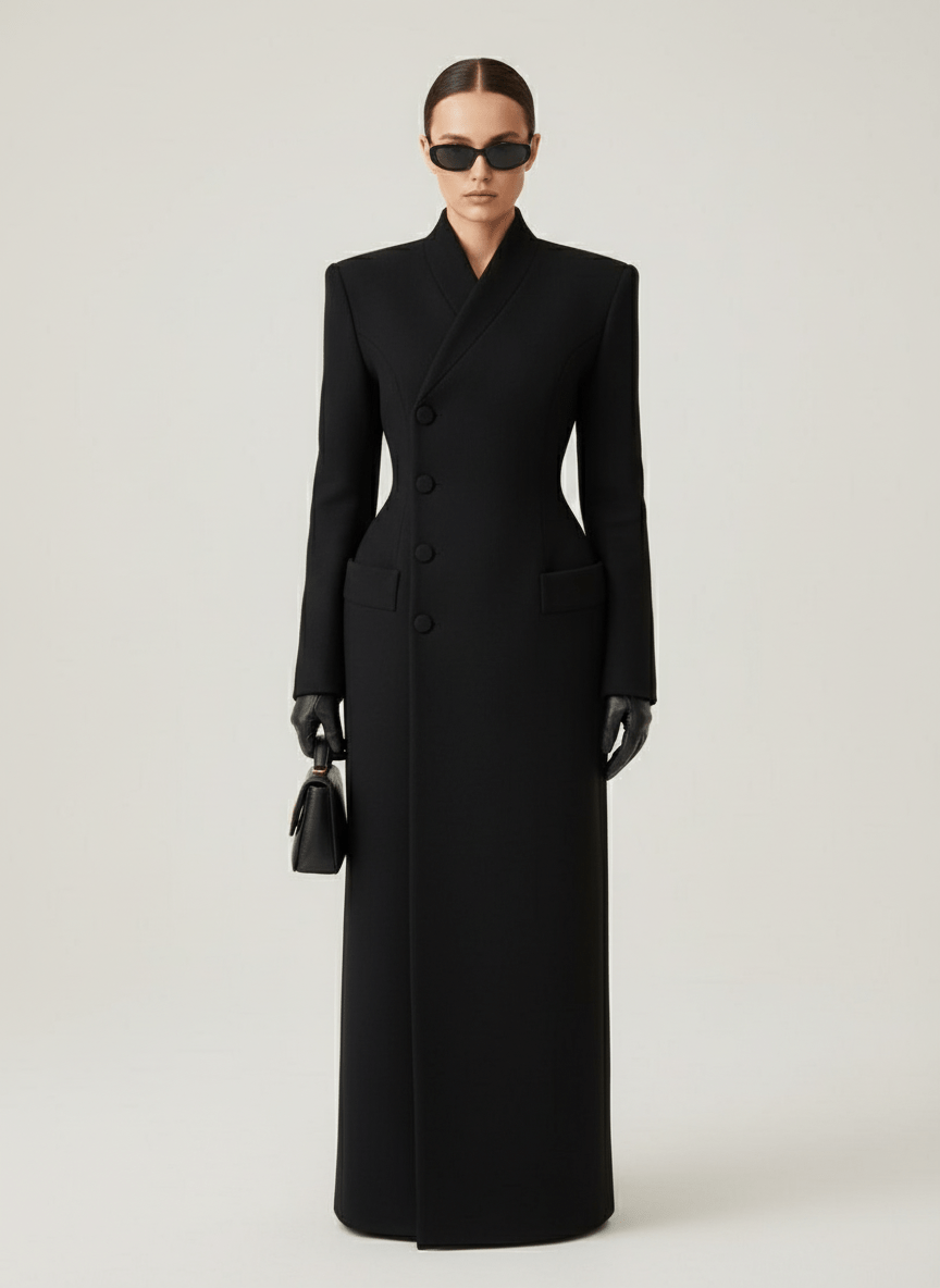 Sona | Elegante Getailleerde Maxijas