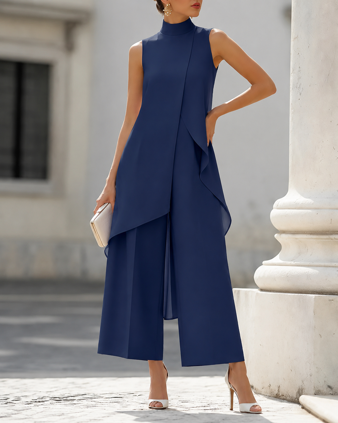 Yvonne | Elegante Mouwloze 2-Delige Set