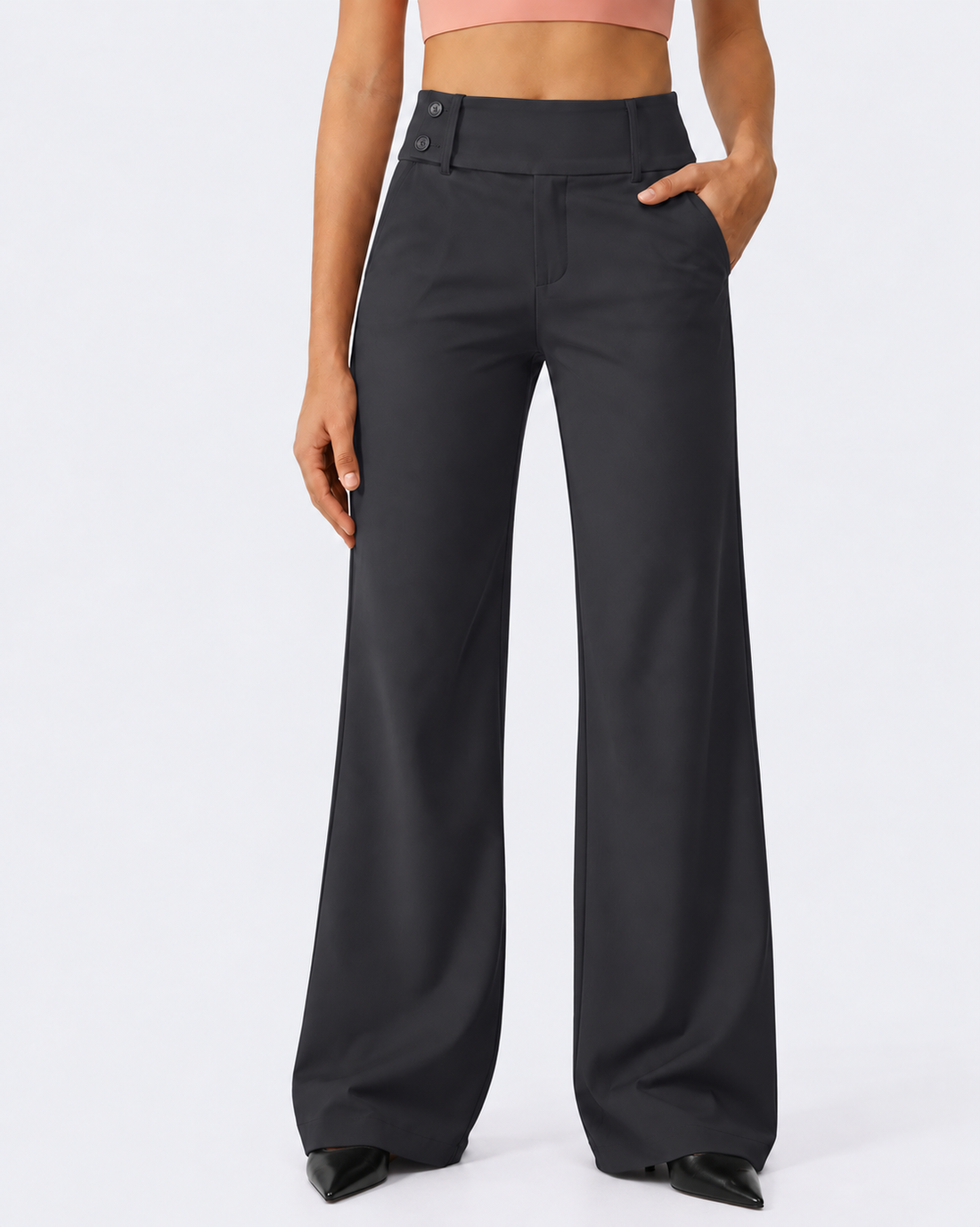 Alledaagse Stretchbroek | Hoge Taille & De Hele Dag Comfort