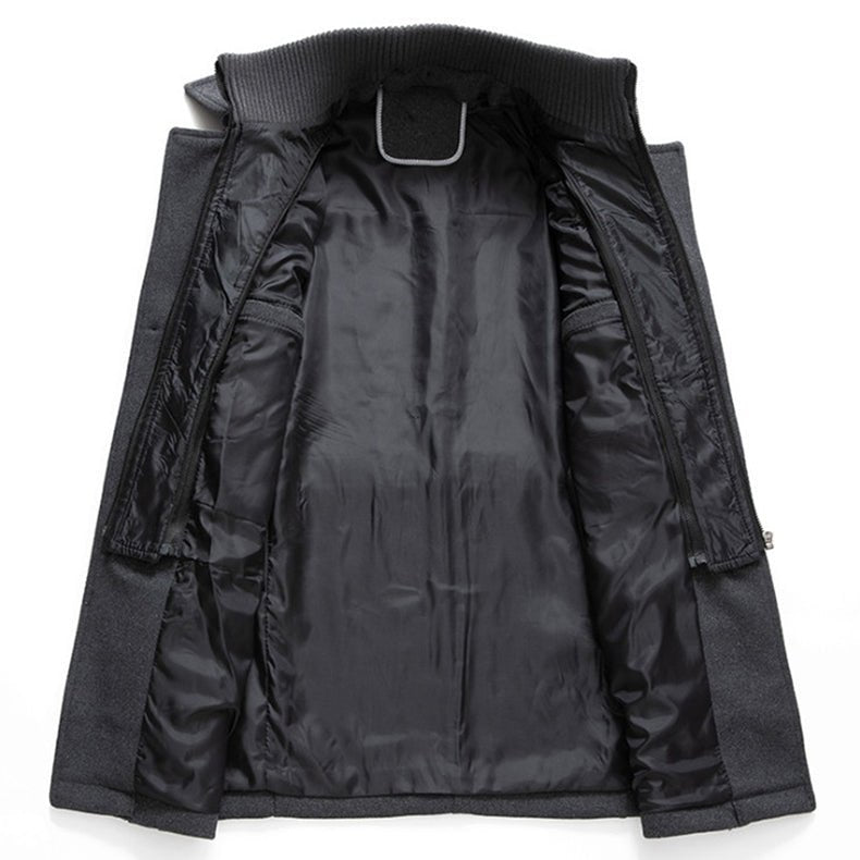 Bruno™ | Elegante Winterjas Met Rits & Knopen