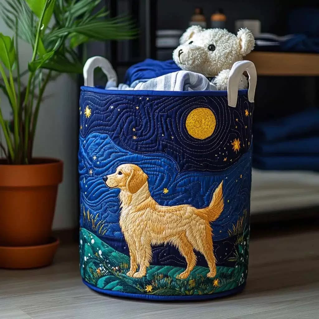 Goldie | Sterrennacht Retriever Wasmand