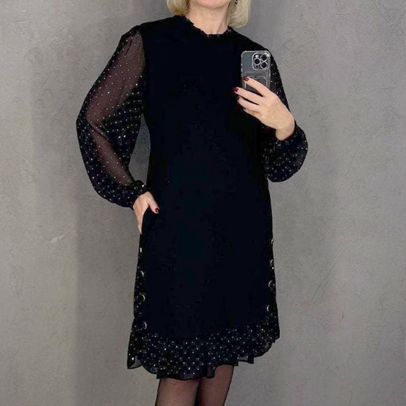 Mara™ | Elegante jurk met chiffon mouwen